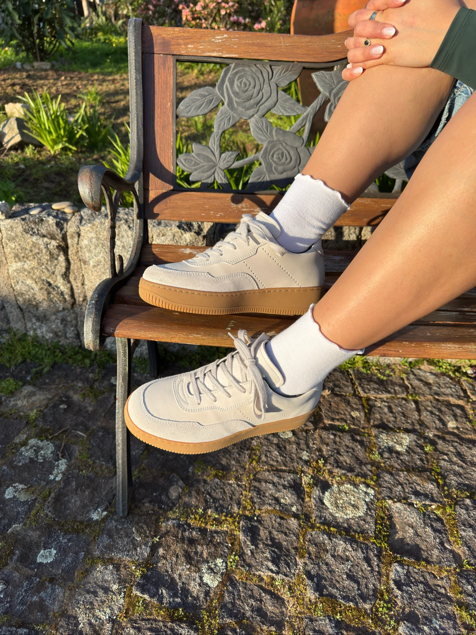 MHL Bejes sneakers van leer. – photo 7